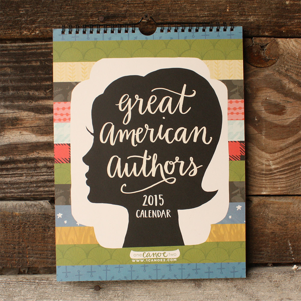 Necessary Calendar: Great American Authors by 1canoe2