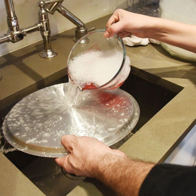 Cover the stockpot with a sanitized lid