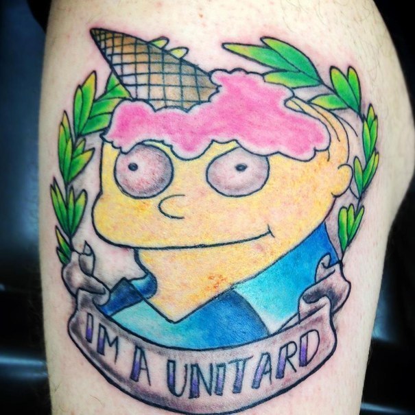 Got my first Simpsons tattoo today! : r/TheSimpsons