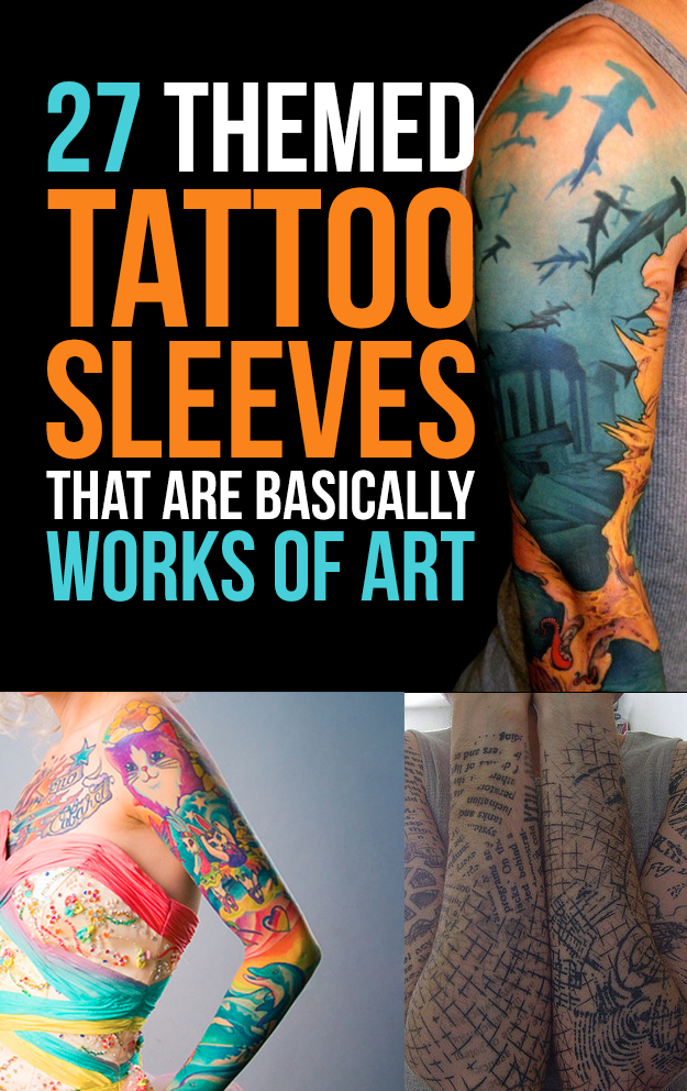 4 elements tattoo sleeve