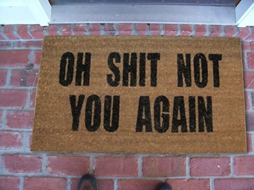 Make them think twice before knocking. Get it here.