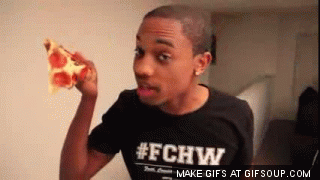 Come on, who doesn't want to see you eating pizza so daintily?