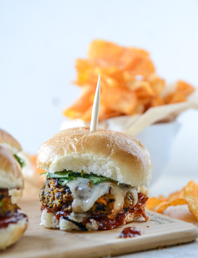 Get the recipe for these black bean and butternut burgers here.