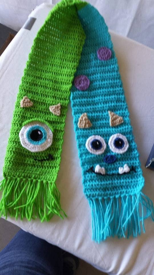 Bufanda crochet inspirada en Harry Potter 