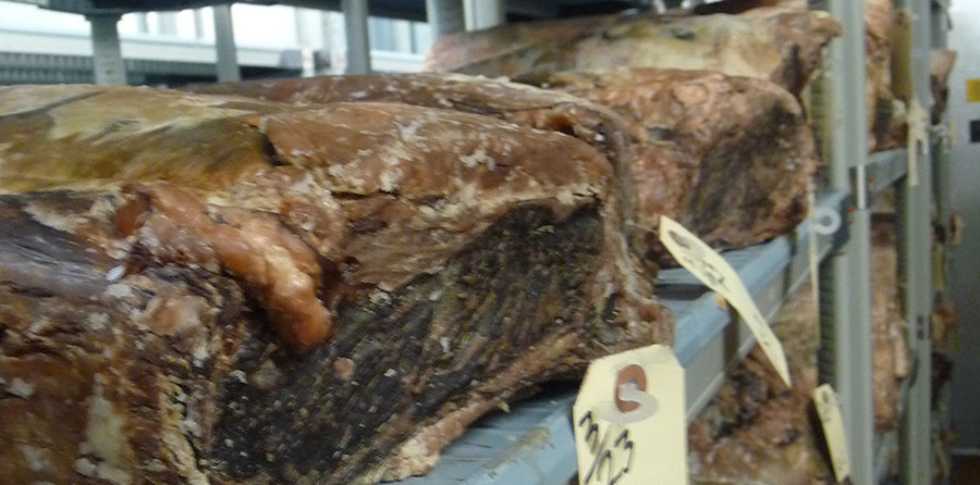Want to step into the big leagues? Consider these pro maneuvers: dry aging and wet aging. Dry aging is for the real champ, as it requires up to six weeks of storage in a temperature-controlled cooler. This wipes out most of the moisture and eliminates any chance of mold. In the end, it'll shave off a cool 20 percent of the steak's weight. Wet aging is easier and still produces a leaner, meaner steak than marination. Just refrigerate the cut in a large Ziploc and let it tenderize in its own juices for a night or two. Because there's no evaporation, no moisture is lost and that pup will be juicy as hell.