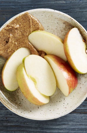 Snack: Apple Slices with Almond Butter