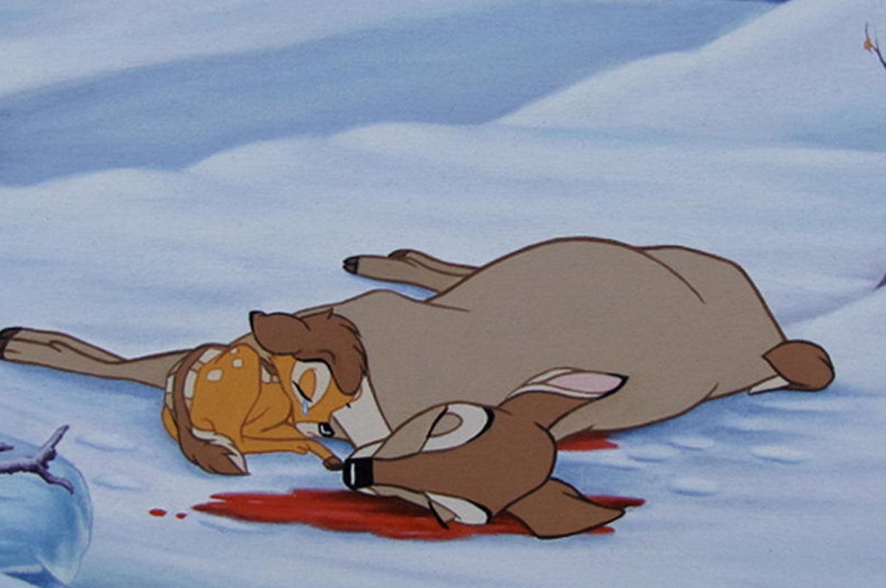 muere la madre de bambi