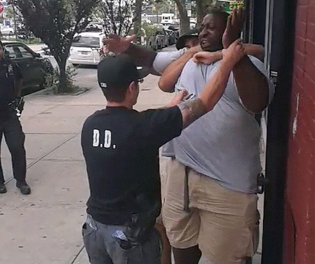 The confrontation between Eric Garner and the NYPD.
