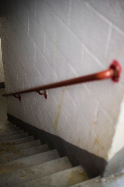 The stairwell where Akai Gurley was shot by officer Peter Liang.
