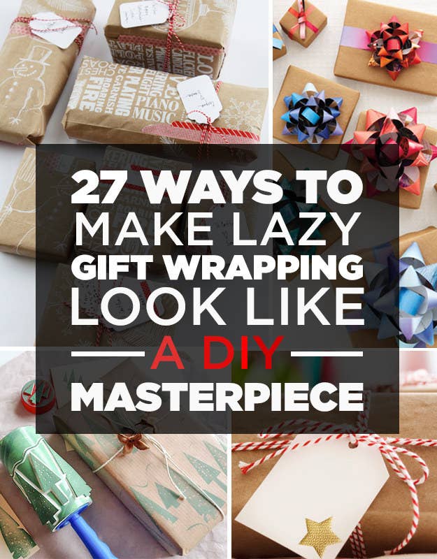 12 Clever Gift Wrapping Techniques