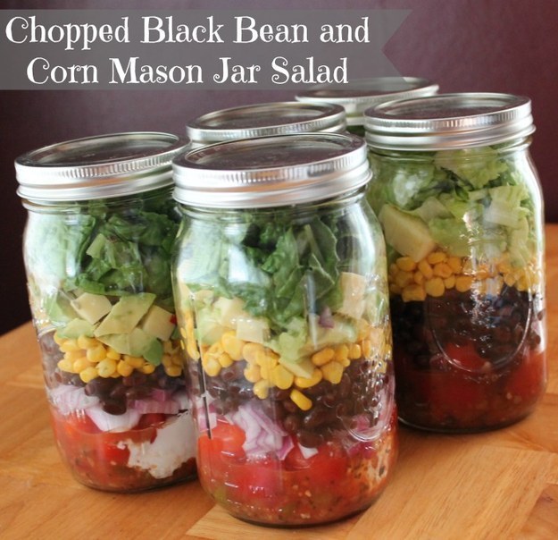 How to Layer a Mason Jar Salad Recipe! - Organize Yourself Skinny