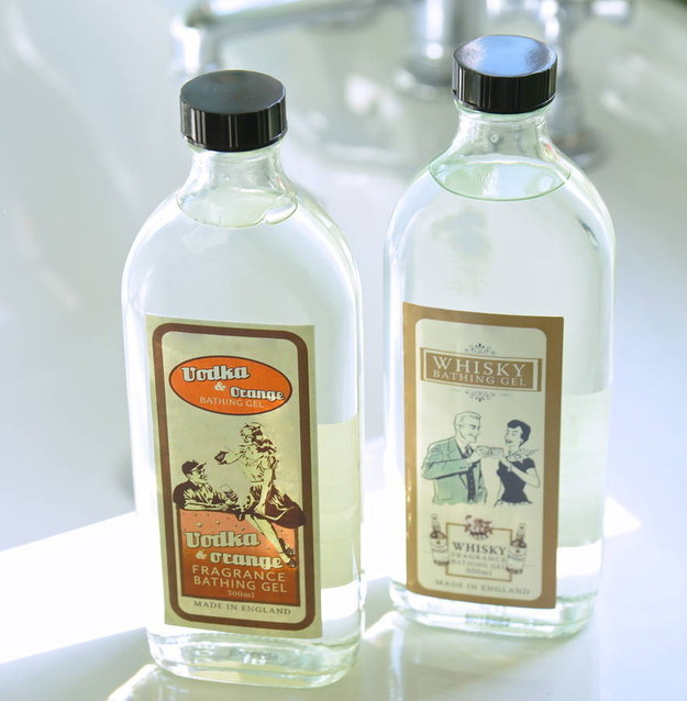 You're friends already smell like a gin factory, may as well be clean at the same time.