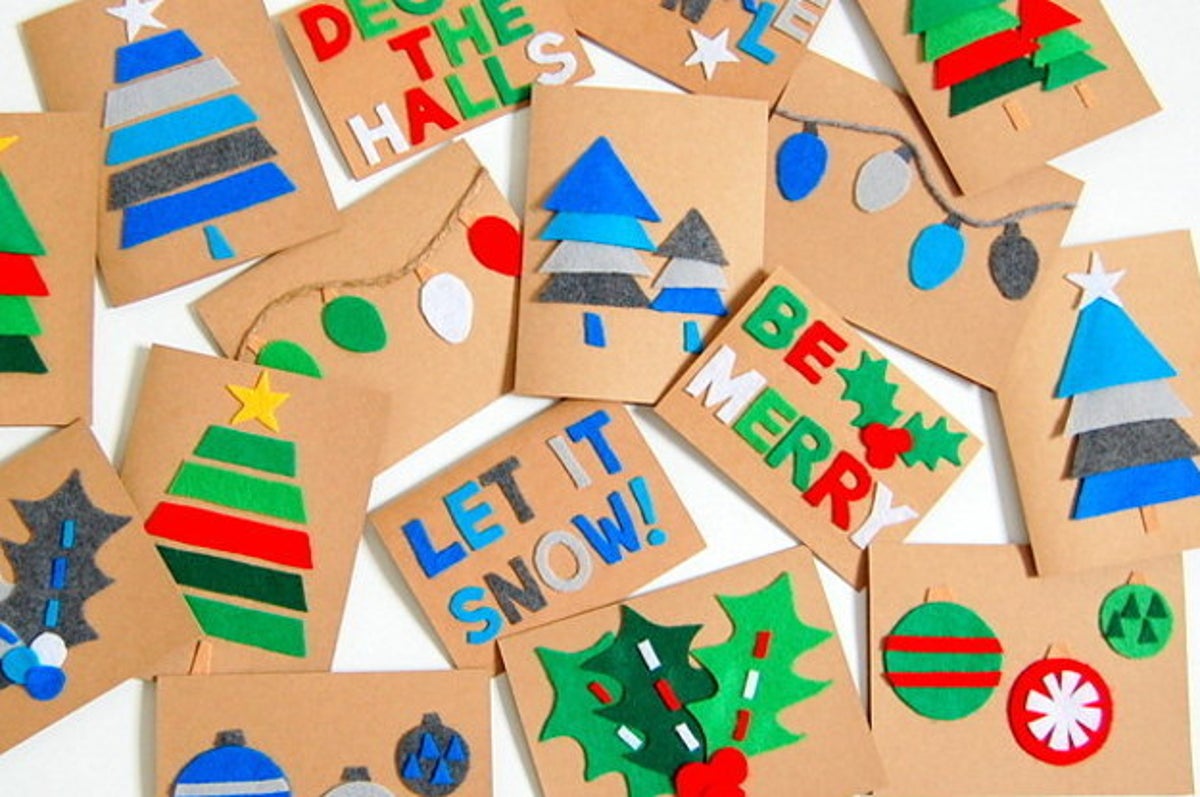 23 Diy Christmas Cards You Can Make In Under An Hour