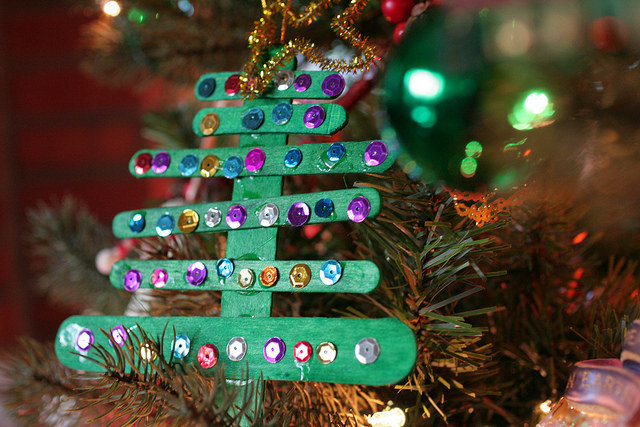 Including all the ornaments you and your siblings made when you were really little.