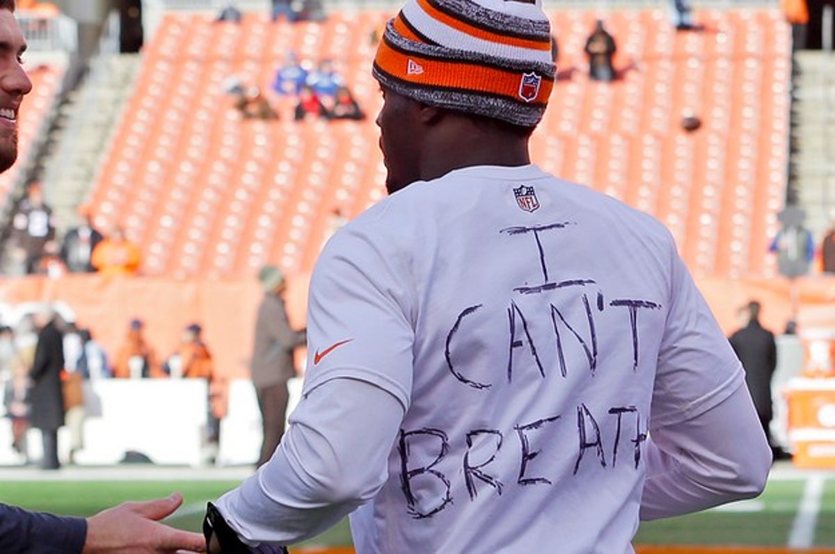 Lions' Bush wears 'I Can't Breathe' message