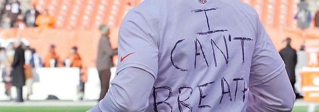 Lions' Bush wears 'I Can't Breathe' message