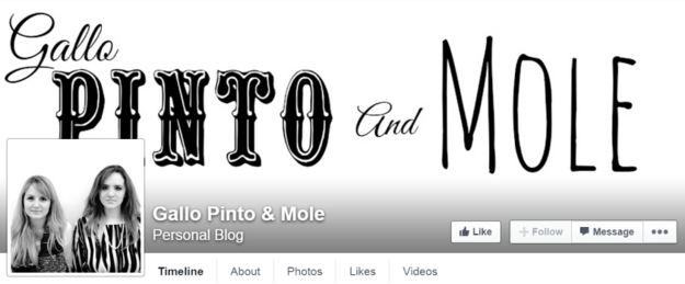 O blog Gallo Pinto & Mole , feito por duas latinas que moram em Los Angeles.