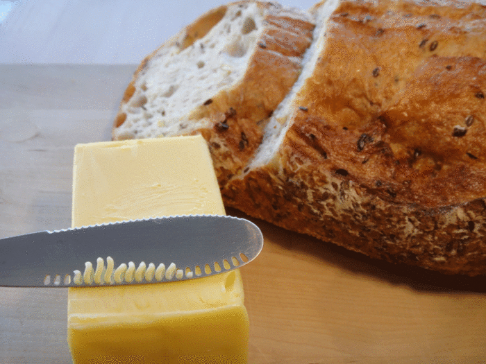 Ever rip a slice of bread by attempting to slather on butter that's too hard and un-melty? Never again, my friend. Never again.