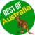 Best Australia 2014 badge
