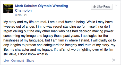 Foxcatcher' wrestler Mark Schultz goes berserk on Twitter and