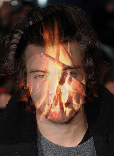 i mean obviously adding fire to his face would create maximum hotness this was a given