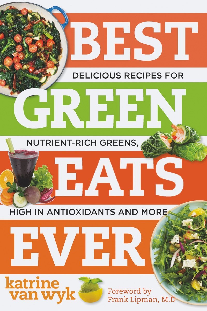 Leafy greens are the talk of the town, since they are the most nutritionally dense foods available. They are versatile ingredients that pack an enormously healthy punch. As Katrine Van Wyk demonstrated in her book Best Green Drinks Ever, leafy greens make terrific smoothies and juices, but you can’t survive on green drinks alone! To satisfy your hunger—and your taste buds—try one of the 75 outrageously delicious recipes for nutrient-dense collards, kale, broccoli, and other green vegetables.
