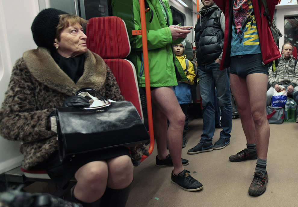 Pranksters Around The World Participate In No Pants Subway Ride