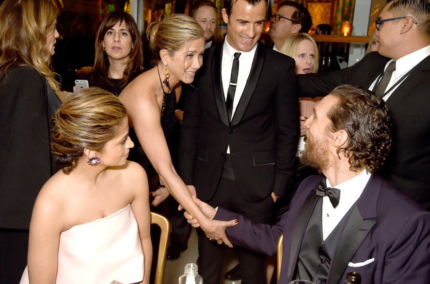 Camila Alves, Jennifer Aniston, Justin Theroux et Matthew McConaughey