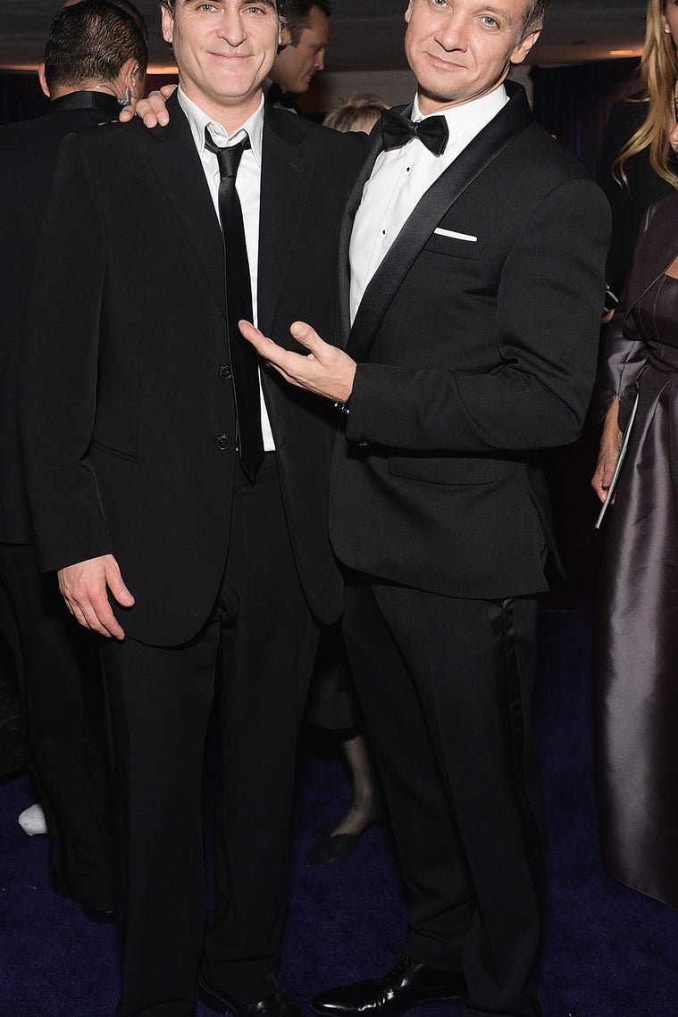 Joaquin Phoenix et Jeremy Renner