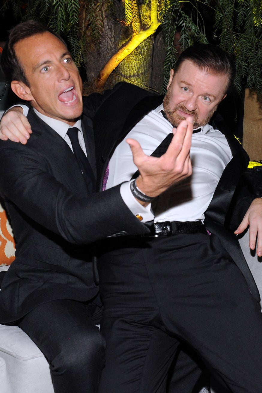 Will Arnett et Ricky Gervais