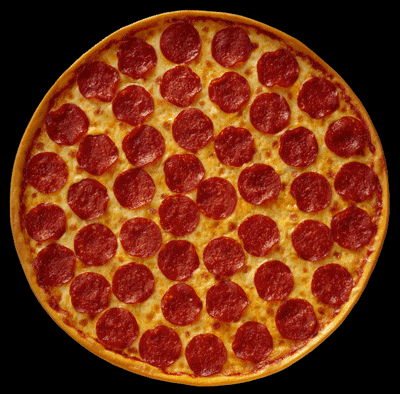 The pizza keeps at room temperature for three years — no freezing or refrigeration required. This is the stuff of miracles.