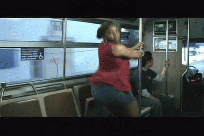 Work that pole honey.