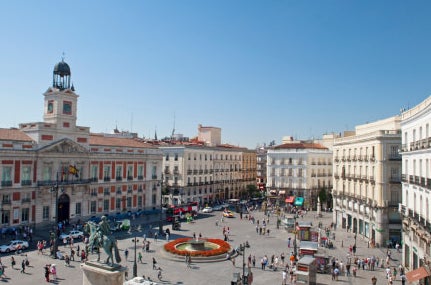 Plaza de la Puerta del Sol en Madrid.