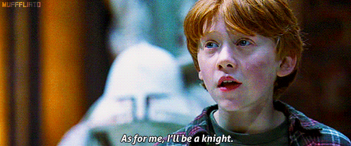 Look at his cheeks all flushed with bravery. D'aww.