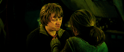 The perpetually sweet Ron let his fury match his hair and it was sort of adorable in a bratty way.