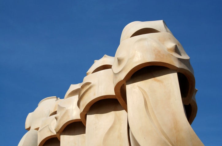 Casa Milà en Barcelona.