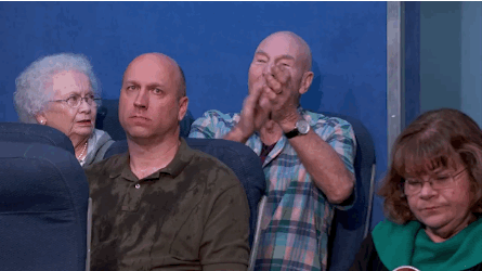 Did the pilot just land safely in the Hudson River? No? Then NO CLAPPING.