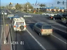 Every stop sign is a challenge, every yellow light an enemy. The Matador driver approaches the former cautiously, perhaps tapping their brakes a few times in a sort of interpretive dance portrayal of "stopping". This driver rarely stops, however, and usually spares only a quick glance to either side before rolling victoriously through the stop sign. Yellow lights are known to send this driver into a frenzy, during which the intent of the signal (to *slow down*) is taken to mean the opposite. The Matador charges through, even if the light is turning red as they enter the intersection, and rushes off to take on their next opponent. Except when they don't--according to the NHTSA's Traffic Safety Report, "...red-light running crashes alone caused 762 deaths in 2008." This is one of those things that doesn't have to happen--the lights are there for a reason, and respecting the signal keeps everyone safe.