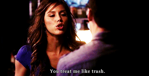That girl was a basket case. She kept Jeremy on her hook and was trapped on Tyler’s hook, so basically she was the epitome of high school. However, everyone knows high school kind of sucks, and therefore so does Vickie.
