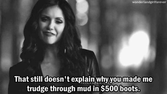 Katherine is the coolest, most badass character on the whole show. She’s killed so many of our favorite characters, but we love her just the same. She knows what she wants, and she doesn’t stop until she gets it. She understands that being nice can be overrated, and that sometimes life needs to be a little dirty.