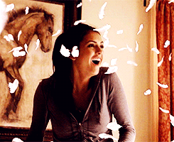 I know we’re supposed to kiss the dirt Elena walks on and all that, but she kind of lacks character as a human. The only reason we love her is because she looks great in a solid-colored V-neck and she’s mastered the art of manipulating Damon. Her relationship with Stefan is also pretty adorable.