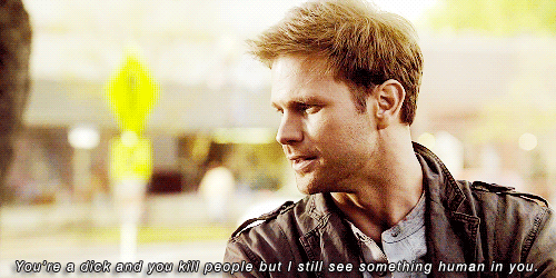 Alaric is such a boss. He has the most adorable bromance with Damon despite his vampire-hunter instincts, and he totally pulls off day drinking. His biggest flaw is his romantic history. Hopefully Jo will put an end to his long list of annoying vampire ex-lovers.