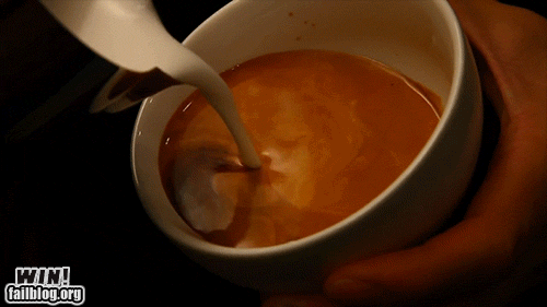 Or, more precisely, for twenty seconds before you consume it in one like a café vacuum.