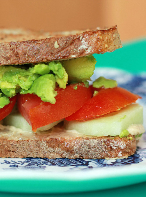 The delightful contrast between warm sourdough and cool ingredients pushes this sandwich up a notch.