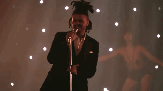 The Weeknd Earned it lyrics video on Make a GIF