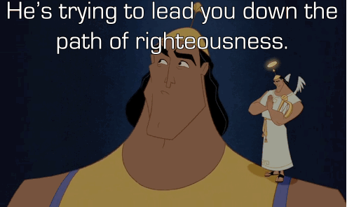 It's not all super serious films, either - here, a journey changes the powerful to recognize true justice.