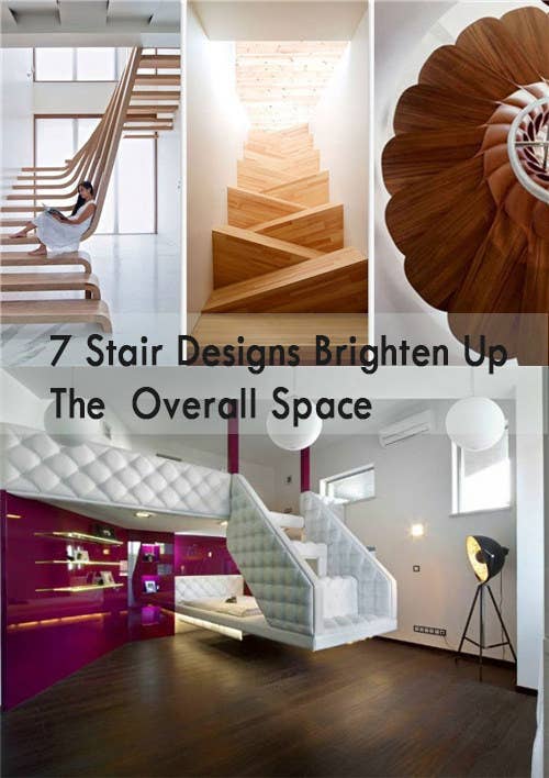 7 stair designs brighten up the overall space