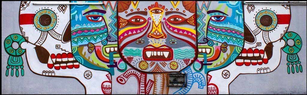 Piece done in Oaxaca de Juarez, Mexico