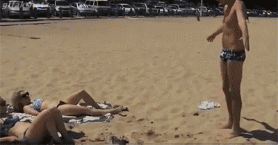 Sand getting in places it shouldn't be is the actual worse. FIX: Baby powder = sand kryptonite. Generously douse yourself in the powder when leaving the beach - the sand will slip right off your skin.