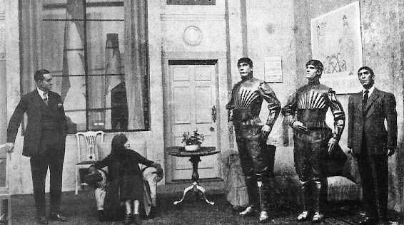 Not a movie, but nonetheless the granddaddy of "robot apocalypse" stories: a Czech play by Karel ÄŒapek, first published in 1920. "Notable for introducing the word 'robot' to English, from the Czech robota, meaning slave," says Rutherford. "Also notable for setting the cinematic tone of robotic revolt: They wipe out humanity by the end of act three."